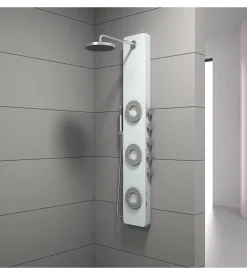 Colonna doccia con getti idromassaggio, 150x20 cm