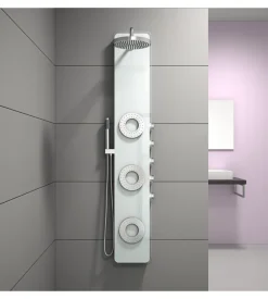 Colonna doccia con getti idromassaggio, 150x20 cm