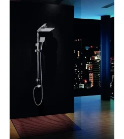 Colonna doccia deviatore a pulsante