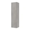 Colonna pensile sospesa decor bagno con 1 anta colore grigio caldo, 35x28x138 cm