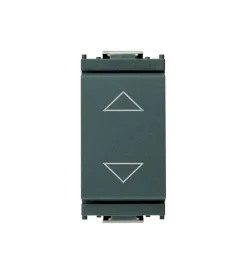 Commutatore 1p 10ax grigio