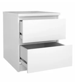 Comodino 2 cassetti 