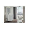 Composizione bagno "febe" bianco lucido 82x48x195 cm