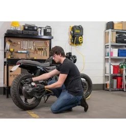 Compressore aria a muro stanley "wall tech pro" 2l 1,5hp