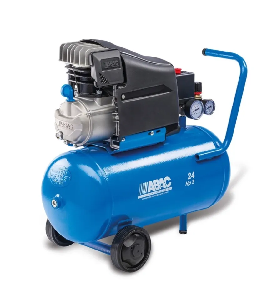 Compressore aria lubrificato abac "pole position l20" 24l 2hp