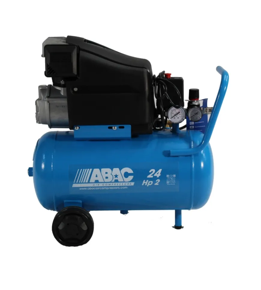 Compressore aria lubrificato abac "pole position l20" 24l 2hp