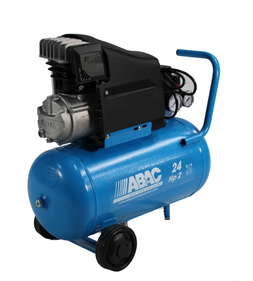Compressore aria lubrificato abac "pole position l20" 24l 2hp