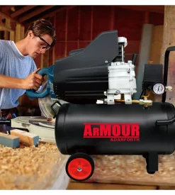 Compressore aria lubrificato armour&danforth 24l 2 hp - cod. tmx20807