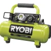 Compressore aria portatile a batteria ryobi "r18ac-0" 3,8l 18v solo corpo macchina