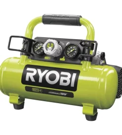Compressore aria portatile a batteria ryobi "r18ac-0" 3,8l 18v solo corpo macchina