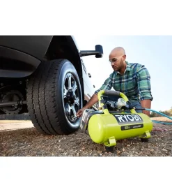 Compressore aria portatile a batteria ryobi 