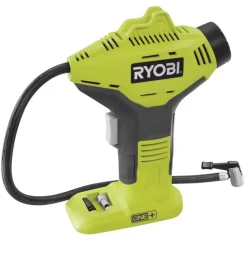 Compressore aria portatile a batteria ryobi "r18pi-0" 18v solo corpo macchina