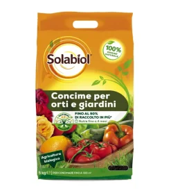 Concime per orti e giardini "solabiol" 5 kg