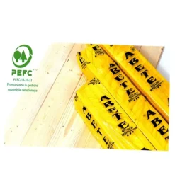 Confezione di 10 perline in abete pircher "ii scelta", 10x100x2000 mm