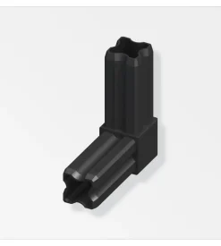 Congiunzione per  angoli da 23.5 mm - nero.