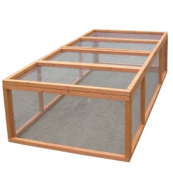 Conigliera da esterno in legno habrita "cl 1809" in pino 180x90x48 cm