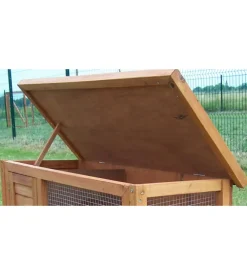 Conigliera da esterno in legno habrita 