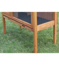 Conigliera da esterno in legno habrita 