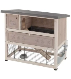 Conigliera in legno "ranch 120" a due piani, 117x69x101 cm  - ferplast