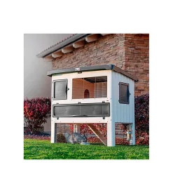 Conigliera in resina "grand lodge 140", 115,5x73x110 cm - ferplast