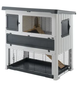 Conigliera in resina "grand lodge 120 plus", 115,5x73x117 cm - ferplast