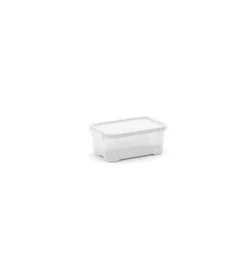 Contenitore con coperchio trasparente keter "tbox mini" in plastica 17,5x11,5x7 cm