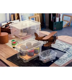 Contenitore con coperchio trasparente keter "tbox mini" in plastica 17,5x11,5x7 cm