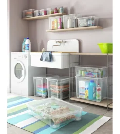 Contenitore con coperchio trasparente keter 