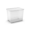 Contenitore con coperchio trasparente keter "tbox xl" in plastica 70,2 litri 55,6x39,1x42,2 cm