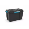 Contenitore keter "scuba box l" in polipropilene nero, 80 litri