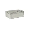 Contenitore modulare impilabile artplast "eurobox" in polipropilene grigio 60x40x22 cm