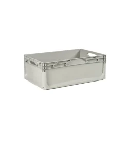 Contenitore modulare impilabile artplast "eurobox" in polipropilene grigio 60x40x22 cm