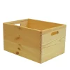 Contenitore multiuso in legno "wood box" marrone chiaro 60x40x23 cm