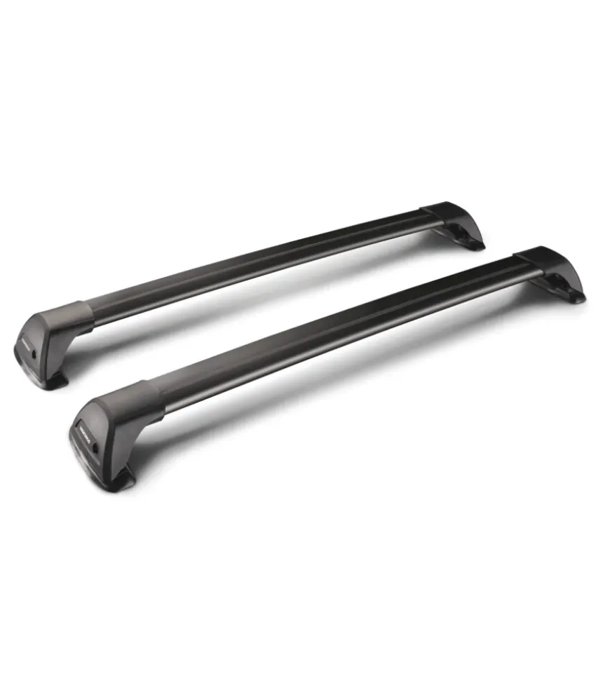 Coppia barre auto portatutto telescopiche in alluminio - 105+110 cm y8050236