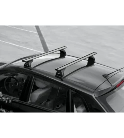 Coppia barre portatutto in alluminio silenzio - l - 128 cm  n15086