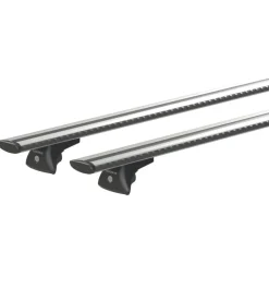 Coppia barre portatutto in alluminio silenzio in-rail - l - 127 cm  n15106