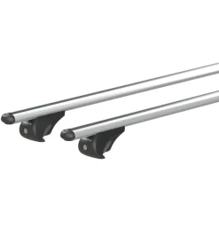 Coppia barre portatutto in alluminio rail pro - l - 127 cm  n15036