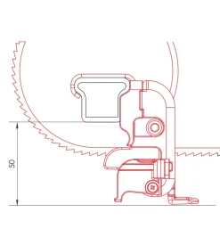 Coppia cinghie u-5 fermascala  n11065