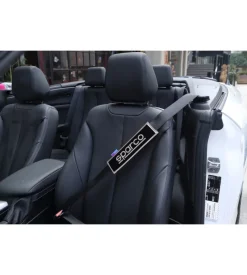 Coppia di cuscinetti passacintura universali per auto sparco "opc12120001" neri