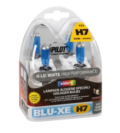 Coppia lampade h7"blu-xe"12v.55w pilot  58186