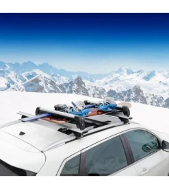 Coppia portasci nordrive "pro-slider evo aluminium ps-60" argento - n40000