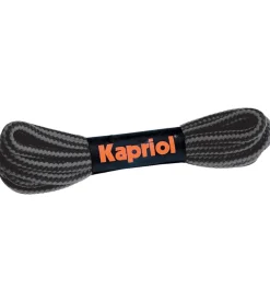 Coppia stringhe nero/grigio 125 cm - kapriol