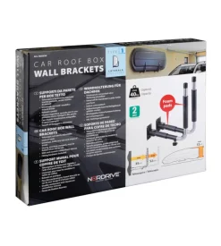 Coppia supporti da parete per box tetto tipo 1, laterale  n60050 - nordrive