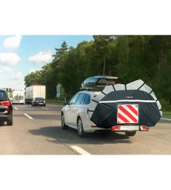 Copribicicletta per veicoli brunner "bike cover tow bar 4" in poliestere idrorepellente