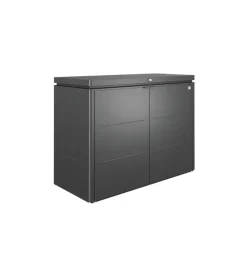 Copribidone o portattrezzi biohort "highboard 160" in acciaio zincato grigio scuro metallizzato - cod. 73015