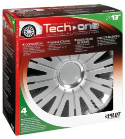 Copricerchi per auto active silver - ø 13" pilot  31555