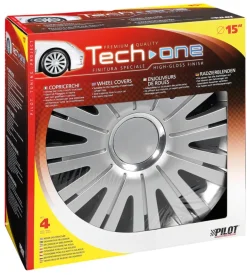 Copricerchi per auto active silver - ø 15" pilot  31557