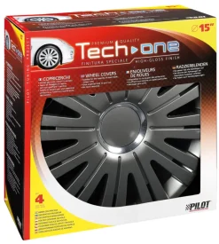Copricerchi per auto active grafite - ø 15" pilot  31562
