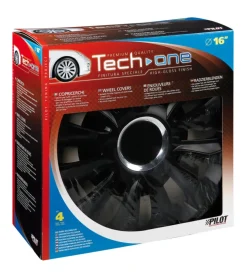 Copricerchi per auto "avalone" pro black - ø 16"  31528