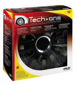 Copricerchi per auto "avalone" pro black - ø 15"  31527